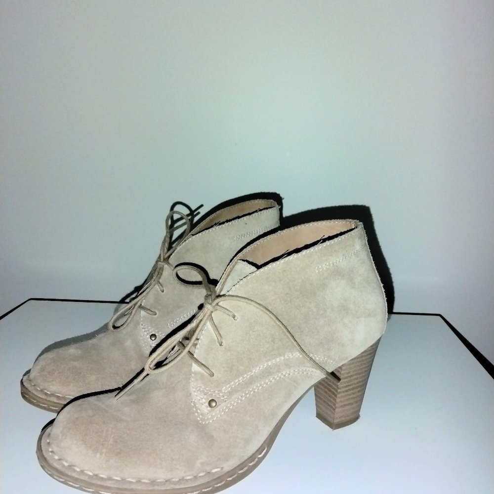 Genuine suede booties Sonoma Lifestyle